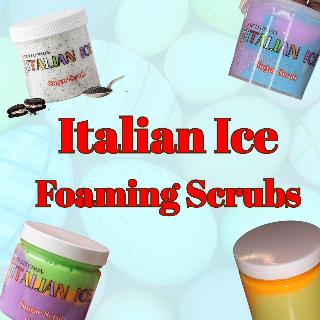 Italian Ice Foaming Sugar Scrubs