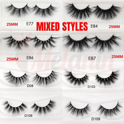 50 PCS PRE-ORDER WHOLESALE (MIXED LASHES)